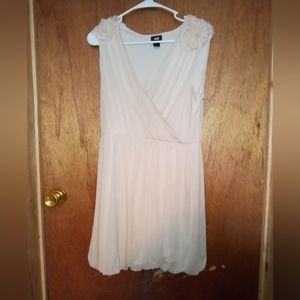Worn Once Beautiful H&M Sheet Lined Knee Length Dress Size Small